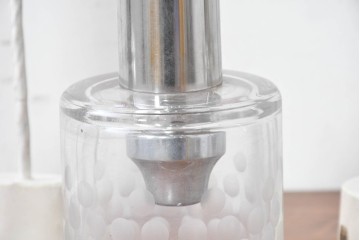 和製ヴィンテージ　レトロな水玉模様のペンダントライト3点セット　(R-086951)