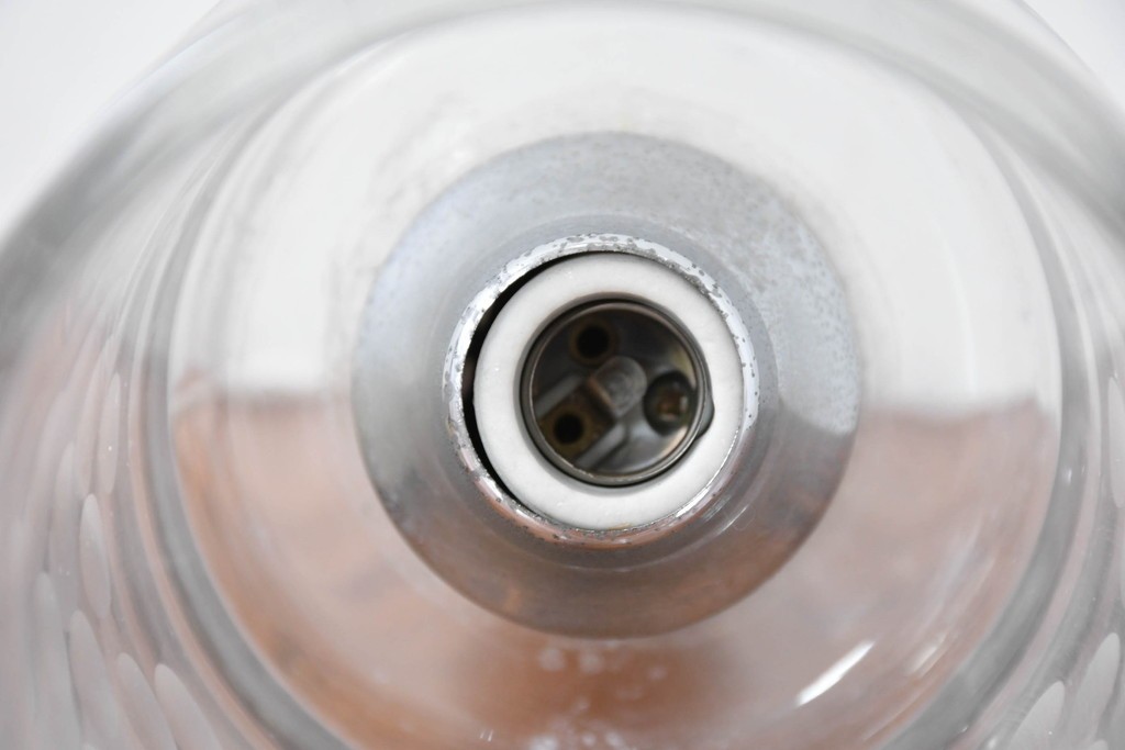 和製ヴィンテージ　レトロな水玉模様のペンダントライト3点セット　(R-086951)