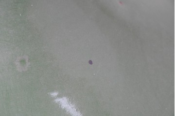 《引っ掛けシーリング式ペンダントライト加工費込み》　フランスアンティーク　大型サイズ　レトロなホーロー製シェードのペンダントライト　(R-086954)