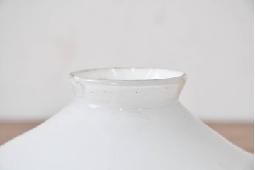 《引っ掛けシーリング式ペンダントライト加工費込み》　和製アンティーク　明るいグリーンのフリルが可愛らしいペンダントライト　(R-086956)