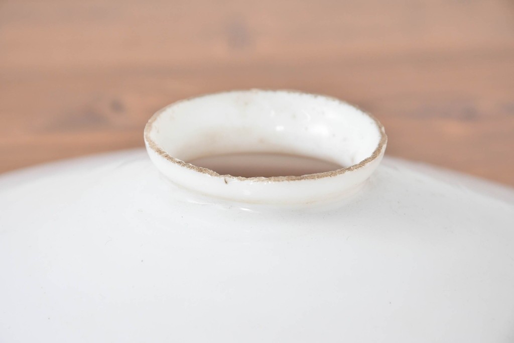 《引っ掛けシーリング式ペンダントライト加工費込み》　ヨーロッパヴィンテージ　シンプルな平笠ペンダントライト2個セット　(R-086958)