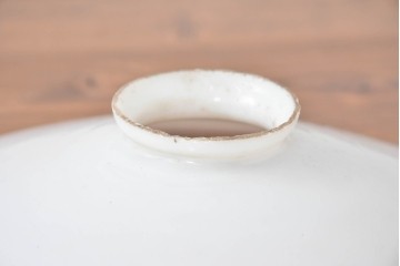 《引っ掛けシーリング式ペンダントライト加工費込み》　ヨーロッパヴィンテージ　シンプルな平笠ペンダントライト2個セット　(R-086958)