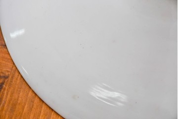 《引っ掛けシーリング式ペンダントライト加工費込み》　ヨーロッパヴィンテージ　シンプルな平笠ペンダントライト2個セット　(R-086958)