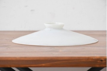 《引っ掛けシーリング式ペンダントライト加工費込み》　和製アンティーク　シンプルな平笠ペンダントライト　(R-086961)