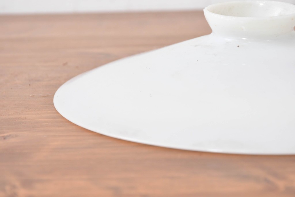 《引っ掛けシーリング式ペンダントライト加工費込み》　和製アンティーク　シンプルな平笠ペンダントライト　(R-086961)