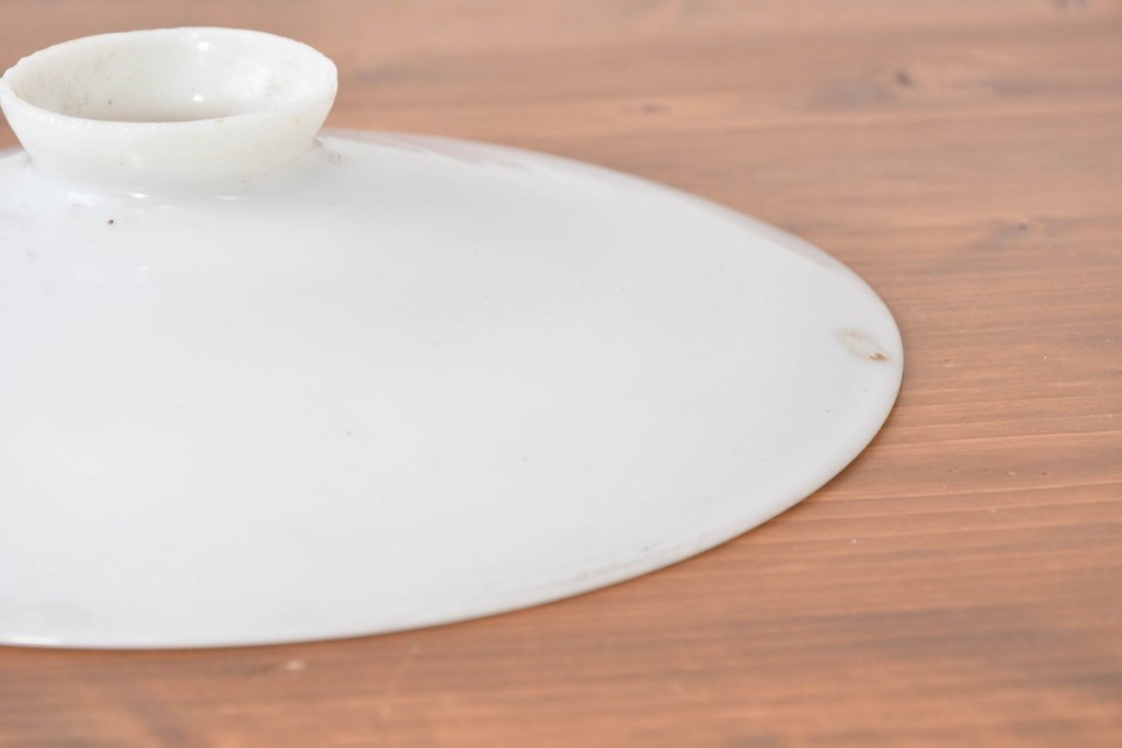 《引っ掛けシーリング式ペンダントライト加工費込み》　和製アンティーク　シンプルな平笠ペンダントライト　(R-086961)