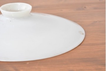 《引っ掛けシーリング式ペンダントライト加工費込み》　和製アンティーク　シンプルな平笠ペンダントライト　(R-086961)