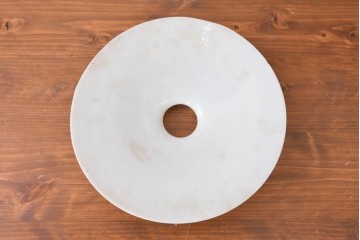 《引っ掛けシーリング式ペンダントライト加工費込み》　和製アンティーク　シンプルな平笠ペンダントライト　(R-086961)