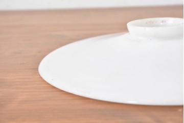 《引っ掛けシーリング式ペンダントライト加工費込み》　和製アンティーク　シンプルな平笠ペンダントライト　(R-086963)