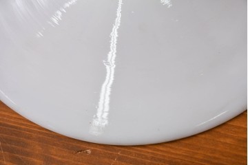 《引っ掛けシーリング式ペンダントライト加工費込み》　和製アンティーク　シンプルな平笠ペンダントライト　(R-086963)