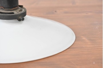 《引っ掛けシーリング式ペンダントライト加工費込み》　和製ヴィンテージ　東芝(TOSHIBA)製　シンプルな平笠ペンダントライト　(R-086964)