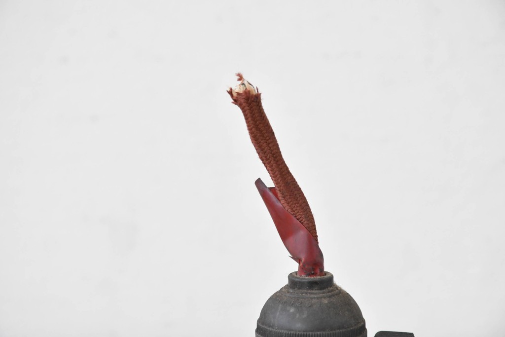 《引っ掛けシーリング式ペンダントライト加工費込み》　和製ヴィンテージ　昭和レトロ　シンプルな平笠ペンダントライト　(R-086965)