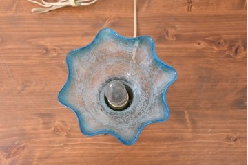 ヨーロッパヴィンテージ　氷コップのような可愛らしいフォルムのテーブルランプ　(R-086967)