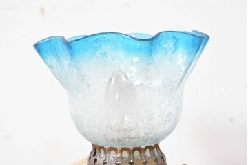 ヨーロッパヴィンテージ　氷コップのような可愛らしいフォルムのテーブルランプ　(R-086967)