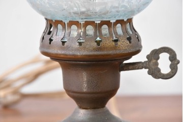 ヨーロッパヴィンテージ　氷コップのような可愛らしいフォルムのテーブルランプ　(R-086967)