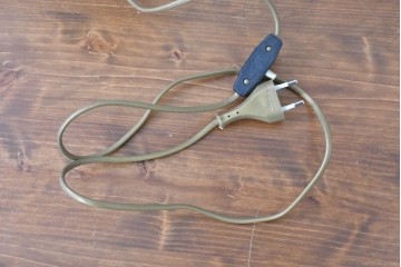 中古　ティファニースタイル　ステンドグラス　彩り豊かな幾何学模様のテーブルスタンド　(R-086968)