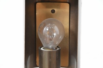 和製ヴィンテージ　山菊工芸　Pieterman(ピーターマン)　無骨さが魅力の真鍮製テーブルスタンド　(R-086972)