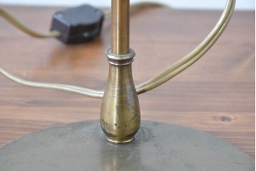 和製ヴィンテージ　山菊工芸　Pieterman(ピーターマン)　無骨さが魅力の真鍮製テーブルスタンド　(R-086972)