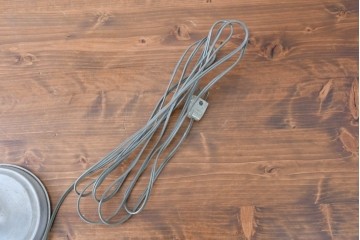 和製ヴィンテージ　希少な大型サイズ　インダストリアルなメタルシェードのデスクスタンド　(R-086973)