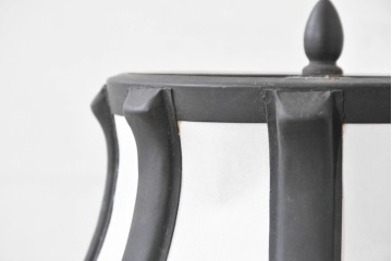 和製ヴィンテージ　柳沢木工所　金属フレーム×和紙張りの上品なテーブルランプ　(R-086976)