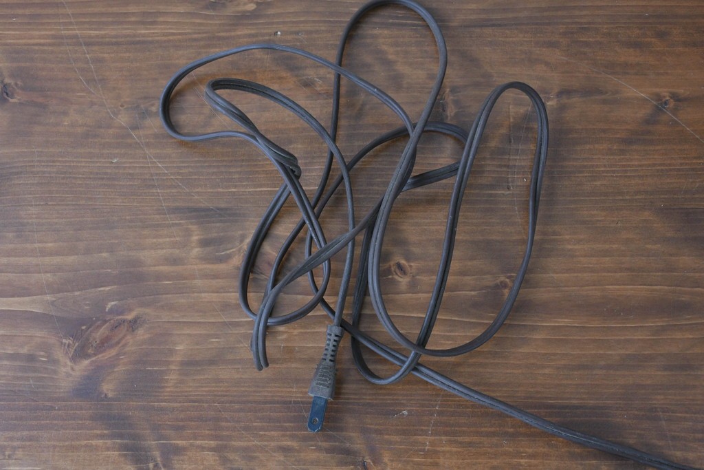 和製ヴィンテージ　柳沢木工所　金属フレーム×和紙張りの上品なテーブルランプ　(R-086976)