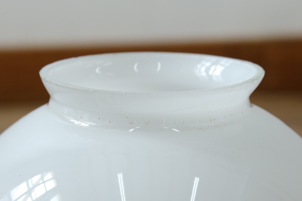 和製アンティーク　素朴な金具と球体シェードのシーリングライト　(R-086981)