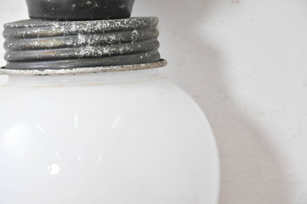 和製アンティーク　しずく形シェードが印象的なシーリングライト　(R-086984)