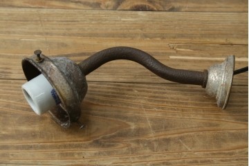 和製アンティーク　球体型ガラスシェードのウォールライト　(R-086991)