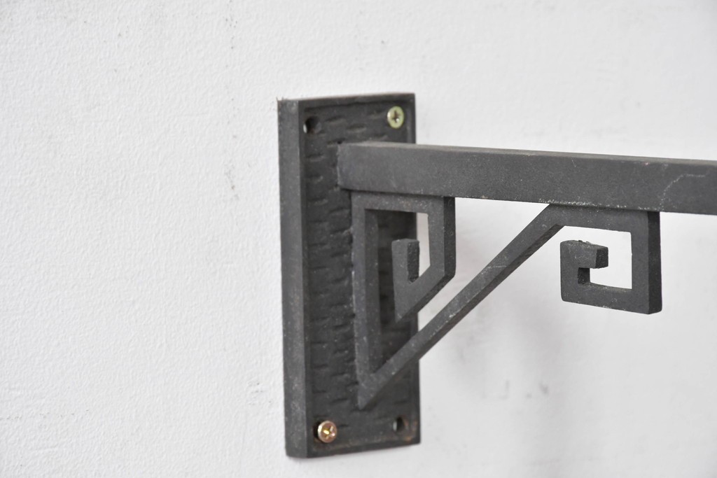 和製アンティーク　希少デザイン　大正ロマン薫る洋館スタイルのウォールライト　(R-086993)