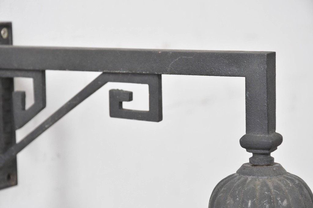 和製アンティーク　希少デザイン　大正ロマン薫る洋館スタイルのウォールライト　(R-086993)