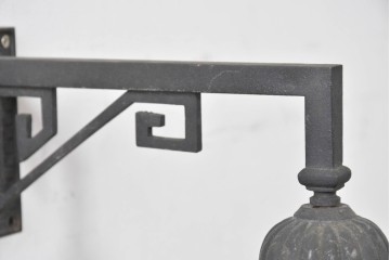 和製アンティーク　希少デザイン　大正ロマン薫る洋館スタイルのウォールライト　(R-086993)