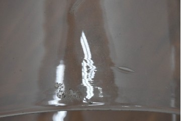 フランスアンティーク　取っ手がアクセントのガラスドーム　(R-086998)