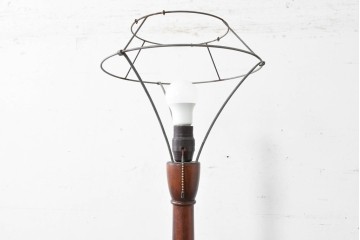 ヴィンテージ照明　松本民芸家具　挽き物の三本脚が目を惹くB型フロアスタンド　(R-087005)