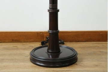 和製ヴィンテージ　希少デザイン　編み込みシェードが印象的なフロアスタンド　(R-087008)