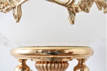 中古　YAMAGIWA(ヤマギワ)　優美な装飾が施されたフロアランプ　(R-087010)