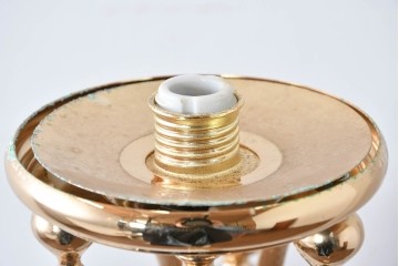 中古　YAMAGIWA(ヤマギワ)　優美な装飾が施されたフロアランプ　(R-087010)