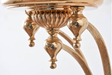 中古　YAMAGIWA(ヤマギワ)　優美な装飾が施されたフロアランプ　(R-087010)