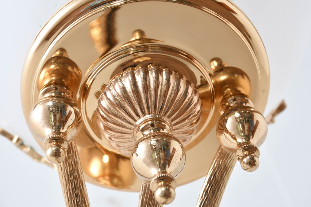 中古　YAMAGIWA(ヤマギワ)　優美な装飾が施されたフロアランプ　(R-087010)