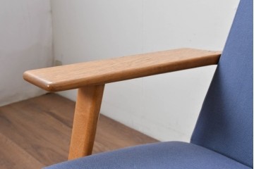 デンマークヴィンテージ　希少!!　GETAMA(ゲタマ)　ILLUMS BOLIGHUS(イルムス・ボリフス)　HAKUHAN MOKUZAI(白半木材)　Hans J. Wegner(ハンス・J・ウェグナー)　GE290　3人掛けソファ　(R-087012)