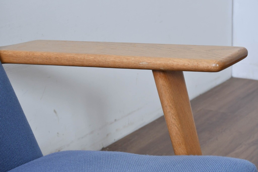 デンマークヴィンテージ　希少!!　GETAMA(ゲタマ)　ILLUMS BOLIGHUS(イルムス・ボリフス)　HAKUHAN MOKUZAI(白半木材)　Hans J. Wegner(ハンス・J・ウェグナー)　GE290　3人掛けソファ　(R-087012)