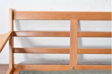 デンマークヴィンテージ　希少!!　GETAMA(ゲタマ)　ILLUMS BOLIGHUS(イルムス・ボリフス)　HAKUHAN MOKUZAI(白半木材)　Hans J. Wegner(ハンス・J・ウェグナー)　GE290　3人掛けソファ　(R-087012)