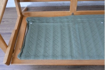 デンマークヴィンテージ　希少!!　GETAMA(ゲタマ)　ILLUMS BOLIGHUS(イルムス・ボリフス)　HAKUHAN MOKUZAI(白半木材)　Hans J. Wegner(ハンス・J・ウェグナー)　GE290　3人掛けソファ　(R-087012)