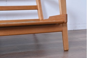 デンマークヴィンテージ　希少!!　GETAMA(ゲタマ)　ILLUMS BOLIGHUS(イルムス・ボリフス)　HAKUHAN MOKUZAI(白半木材)　Hans J. Wegner(ハンス・J・ウェグナー)　GE290　3人掛けソファ　(R-087012)