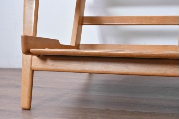 デンマークヴィンテージ　希少!!　GETAMA(ゲタマ)　ILLUMS BOLIGHUS(イルムス・ボリフス)　HAKUHAN MOKUZAI(白半木材)　Hans J. Wegner(ハンス・J・ウェグナー)　GE290　3人掛けソファ　(R-087012)