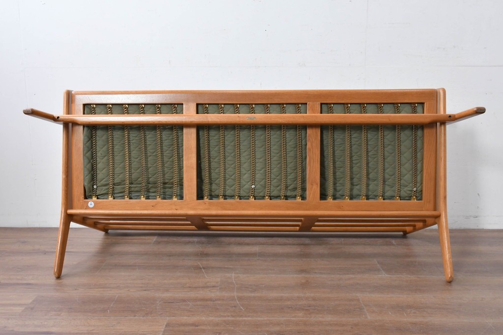 デンマークヴィンテージ　希少!!　GETAMA(ゲタマ)　ILLUMS BOLIGHUS(イルムス・ボリフス)　HAKUHAN MOKUZAI(白半木材)　Hans J. Wegner(ハンス・J・ウェグナー)　GE290　3人掛けソファ　(R-087012)