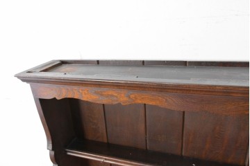 イギリスアンティーク　オーク材　引き出し付きカップボード　(R-087014)