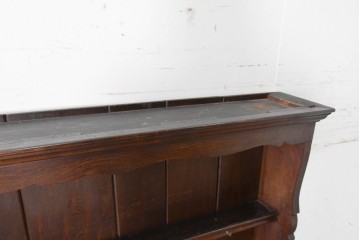 イギリスアンティーク　オーク材　引き出し付きカップボード　(R-087014)