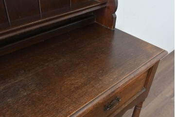 イギリスアンティーク　オーク材　引き出し付きカップボード　(R-087014)