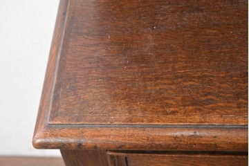 イギリスアンティーク　オーク材　引き出し付きカップボード　(R-087014)