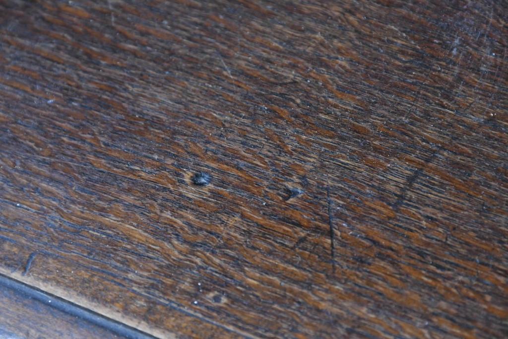 イギリスアンティーク　オーク材　引き出し付きカップボード　(R-087014)